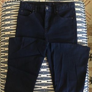 Free People Dark Blue Denim Flare/Bell Bottom Jean size 28